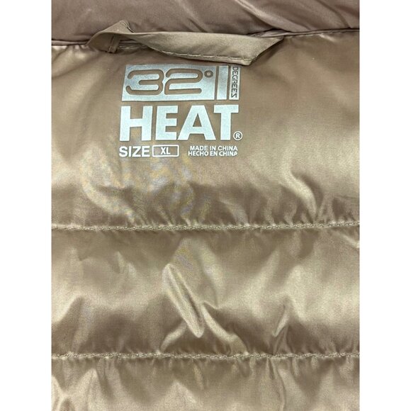 32 Degrees Heat Down Puffer Jacket women's XL pink zip up outdoors lightweight - Picture 5 of 9